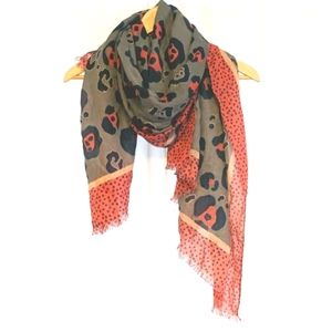 Galleries Lafayette Leopard Scarf